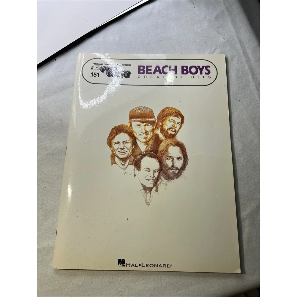 Beach Boys sheet music book Rock and Roll organs piano‎ electronic keyboards g